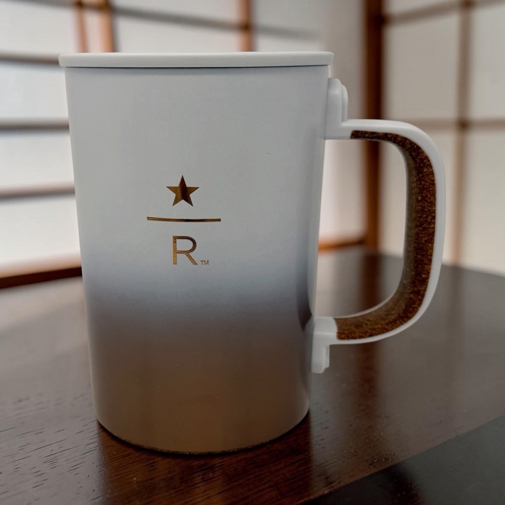 Starbucks Reserve Roastery Tokyo‎ Ombre Gold Star Mug 12oz 355ml Japan Exclusive
